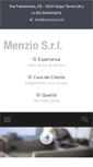 Mobile Screenshot of menziosrl.it